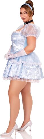 Leg Avenue Women's Ballroom Babe Cinderella Costume Includes Dress, Jeweled Choker, and Headband in Saudi Arabia