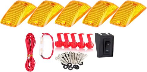 CAB Marker Light Amber Cover for Chevrolet C1500 1990-1991 1993 1997-1999 ، for Chevrolet C2500 1992 1994-2000 ، for Chevrolet C3500 1991 1993 1996-1998 in Kuwait