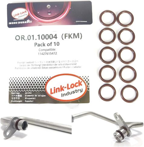 10PCS FKM Viton OR.01.10004 Turbocharging Pipeline O-Ring 11427615472 for BMW N20 N26 B57 in Saudi Arabia