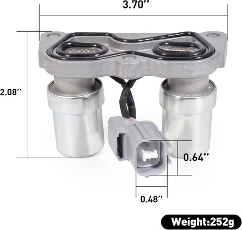 28300P24J01 Torque Converter Clutch Solenoid Compatible with Honda Civic 1992-2000 1.5L 1.6L,Cr-V 1997-2001 2.0L,Civic Del Sol 1995-1996 1.5L 1.6L.Compatible with Acura Integra 1994-2001 1.8L. in Saudi Arabia