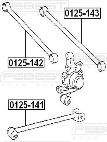 4874033080 - قضيب التحكم في المسار الخلفي لتويوتا - فبراير in Kuwait