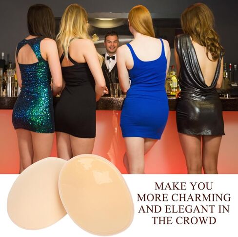 Healifty Buttocks Pads Girls Underwear Adhesive Fake Silicone Padding Enhancers Inserts Hip Side Butt Pads for Women 1 Pair 8.85X6.49X1.57 In Chocolate in Saudi Arabia