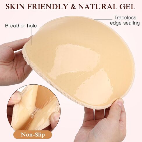 Healifty Buttocks Pads Girls Underwear Adhesive Fake Silicone Padding Enhancers Inserts Hip Side Butt Pads for Women 1 Pair 8.85X6.49X1.57 In Chocolate in Saudi Arabia