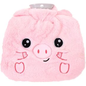 Hot Water Bottle with Cover Hot Water Bag Plush Hand Warmer Winter Hand Warmer Reusable Hot Water Bag Fluffy Cover Hot Water Bottle for Neck and Shoulder Feet in Saudi Arabia