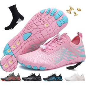 أحذية مترضة للنساء مع أحذية النحاس ، حافي القدمين نساء مؤرضة الأحذية مؤسسة رجال الأحذية ، وصندوق أخمص القدمين على نطاق واسع مريح للمشي في الهواء الطلق أنشطة في الهواء الطلق in Kuwait