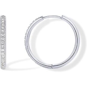 Pavoi 14k الذهب مطلي بالزركونيا مكعب الأقراط للنساء - الفضة الاسترليني وظائف الأزياء العصرية أقراط ذهبية للنساء in Kuwait