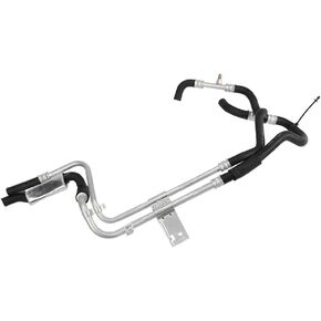 Karparts360 لـ Chevy Camaro 1995 1996 1997 HVAC Husle Hose | الألومنيوم | المطاط | الفضة الأسود | كم واقية مرفق | 1.07 بوصة / 27.2 ملليمتر نهاية 1 داخل القطر | درجة منتظمة in Kuwait