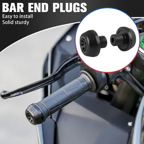 Motorcycle Handle Bar End Grips Plug Weights Hand Grips Plug Caps Replacement for Kawasaki H2 H2R 2015-2024 in Saudi Arabia