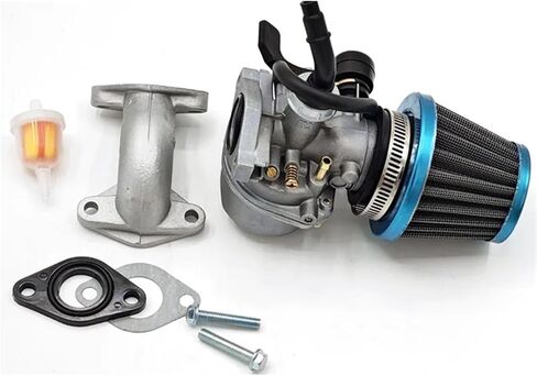 Carburetor PZ19 19MM مع مكبنة مرشح الهواء لـ 70 90 110 125CC ATV Quad 4 Wheeler Dirt Bike Motorbike (19 مجموعة كاملة) in Saudi Arabia
