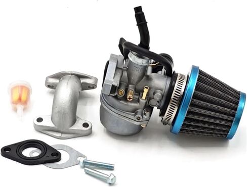 Carburetor PZ19 19MM مع مكبنة مرشح الهواء لـ 70 90 110 125CC ATV Quad 4 Wheeler Dirt Bike Motorbike (19 مجموعة كاملة) in Saudi Arabia