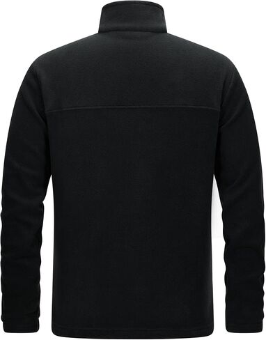 33,000ft Men's Full Zip Fleece Jacket Lightweight Warm Soft Polar Fleece Winter Jacket with Pockets for Casual Hiking Outdoor in Saudi Arabia