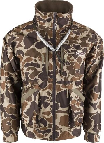 Drake Waterfowl MST Refuge 3.0 Fleece-Lined Full Zip Drake Old School in Saudi Arabia