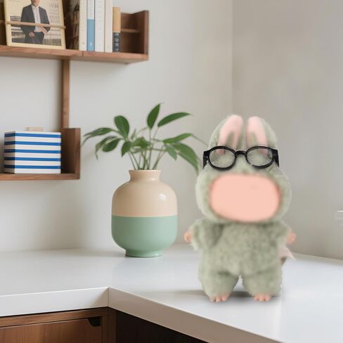 6pcs Mini Doll Glasses, Tiny Plastic Doll Decorative Eyeglasses Accessories Perfect for Collectors Display & Photography (Multiple Colors) in Saudi Arabia