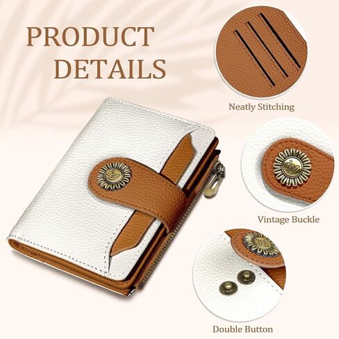 Highland Cow Small Wallet Women RFID Blocking Bifold, Cute Credit Card Holder, Zipper Coin Pocket, PU Leather, Compact, Travel, 4 ID Window, 14 Card Slots, Western, Cash Purse, Ladies Woman in Kuwait