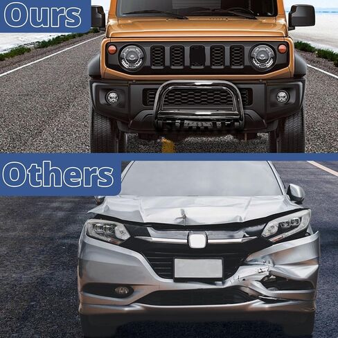 MOTORHOT Bull Bar Compatible with 2004-2008 Ford F150 Models & 2007-2014 Lincoln Navigator,Silver Brush Push Grille Guard Front Bumper in Kuwait