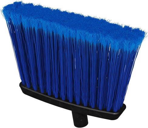 منتجات Carlisle FoodService CFS Duo-Sweep مكنسة الحطام البلاستيكية الكبيرة بمقبض، 48 بوصة، أزرق in Kuwait