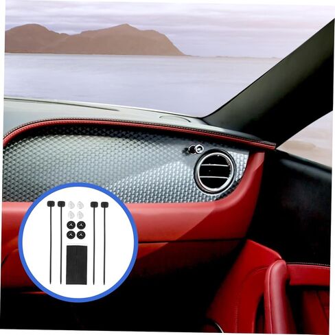Zerodeko 4sets Electric Radiator Fan Installation Kit Cooling Radiator Replacement Parts for Automotive Use High-temperature Resistant Mounting Accessories for Optimal Airflow in Saudi Arabia