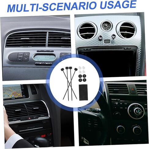 Zerodeko 4sets Electric Radiator Fan Installation Kit Cooling Radiator Replacement Parts for Automotive Use High-temperature Resistant Mounting Accessories for Optimal Airflow in Saudi Arabia