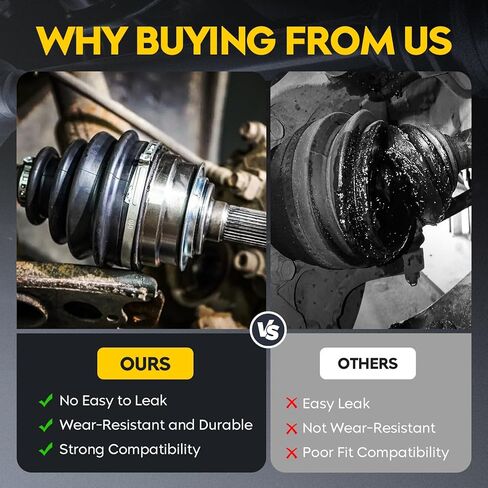 Front Left Right CV Axle Shaft for Polaris Ranger 500 2017-2022, Ranger 570 Crew 2015-2021, Ranger 570 EPS 2015-2019, Ranger ETX 2015 2016, Ranger EV 2015-2022 for 1333238 in Saudi Arabia