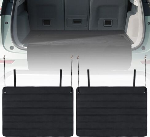 Large Bumper Guard for Cars,41 x 25 inches Car Rear Bumper Protector Guard, Foldable Universal Protector for Cars, SUVs, Trucks, Prevents Scratches While Unloading and Loading, Black in Kuwait