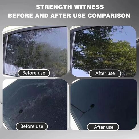 2PCS Bianca Glass Polishing Liquid D1, Bomini Car Glass Polishing Compound, Car Polishing Compound for Scratches, Anti-Fog Hydrophobic Coating Spray, Remove Wiper Marks & Oil Film in Saudi Arabia