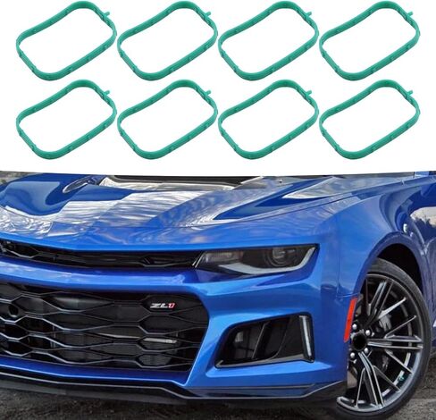 8Pcs 12626354 Engine Intake Manifold Gasket Runner Seals, Replacement for Chevy Vehicle Camaro 2016-2022 Replacement for Corvette 2014-2023, Replaces MS19945 MS 97402 in Saudi Arabia