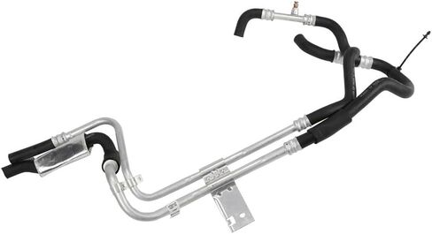 Karparts360 لـ Chevy Camaro 1995 1996 1997 HVAC Husle Hose | الألومنيوم | المطاط | الفضة الأسود | كم واقية مرفق | 1.07 بوصة / 27.2 ملليمتر نهاية 1 داخل القطر | درجة منتظمة in Kuwait