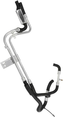 Karparts360 لـ Chevy Camaro 1995 1996 1997 HVAC Husle Hose | الألومنيوم | المطاط | الفضة الأسود | كم واقية مرفق | 1.07 بوصة / 27.2 ملليمتر نهاية 1 داخل القطر | درجة منتظمة in Kuwait