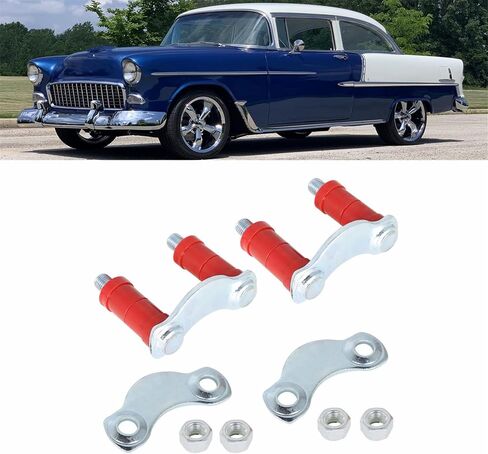munirater Rear Leaf Polyurethane Shackle Kit Replacement for Belair 1956-1957 150 210 in Saudi Arabia