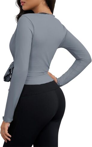 يوسفي تربط TIB Tops Long Sleeve Bolero تجاهل الباليه بيلاتيس بيلاتيس لليوغا صالة التمارين الرياضية in Saudi Arabia