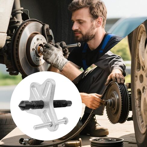Harmonic Balancer Puller 46pcs Steering Wheel Puller Flywheel Remover Crankshaft Pulley Removal Steering Wheel Pulling Set in Saudi Arabia
