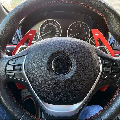 Car Steering Wheel Paddle Shifter Gear Shift Shifter Extension Series F30 F31 F15 F16 F25 F26(Blue) in Saudi Arabia