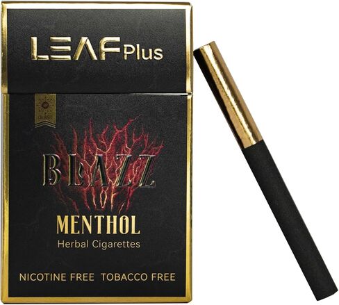 Blazz Herbal Cigarettes by LeafPlus - Tobacco Free, Nicotine Free, THC Free - 2 Packs 40 Smokes in Saudi Arabia