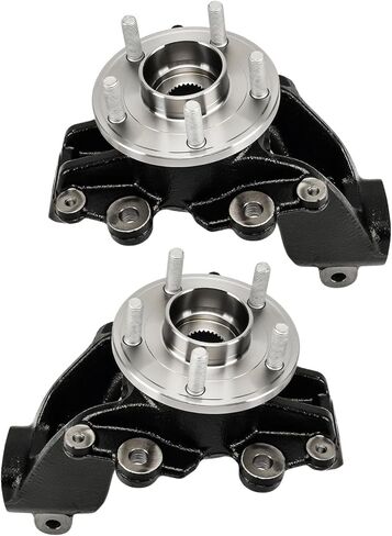 KAX 2PCS Front Steering Knuckle & Wheel Bearing Hub Assembly Fit for Ford Focus 2012-2018, Passenger and Driver Side Replaces BR935005LK BR935006LK in Saudi Arabia