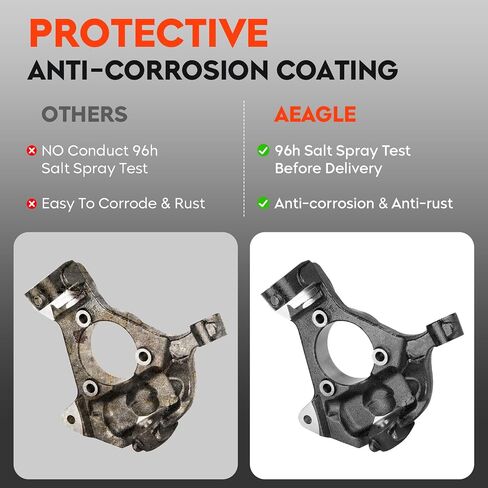 Front Left Right Steering Knuckle for Chevy Silverado GMC Sierra 1500 99-06, HD Classic 07, Suburban 1500 Tahoe Yukon 00-06, Avalanche 1500 02-06, Cadillac Escalade 02-06, ESV 03-06, EXT 02-06 in Saudi Arabia