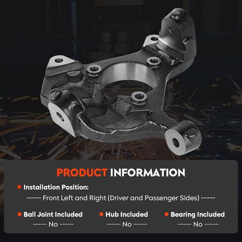Front Left Right Steering Knuckle for Chevy Silverado GMC Sierra 1500 99-06, HD Classic 07, Suburban 1500 Tahoe Yukon 00-06, Avalanche 1500 02-06, Cadillac Escalade 02-06, ESV 03-06, EXT 02-06 in Saudi Arabia