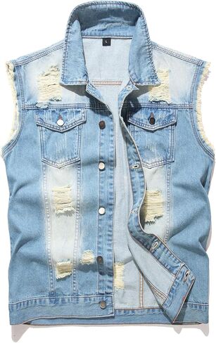 سترة رانم سي مين للرجال - سترة الدنيم غير الرسمية ذات الأكياس النحيفة ، وهي مثالية لركوب الأساليب والأنماط القديمة in Kuwait