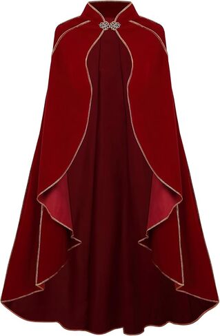 LMYOVE Women Hooded Cape Medieval Renaissance Cloak Costume Accessory for Halloween in Saudi Arabia