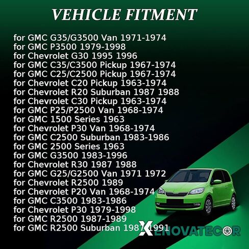 مجموعة عمود ذراع التحكم في التعليق لشيفروليه C30 G20 Van G30 C20 Pickup Suburban 1963 1964 1965 1966 1967 1968 1970 1970 1972 1973 1974 1975-1996 Front 1 Piece in Kuwait