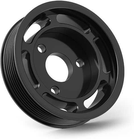 Bevinsee Power Steering Pump Pulley Belt Protection Heavy Duty Compatible with E90 E91 E92 E93 E82 E88 135i 335i 335xi N54 3.0L, Replacement for 32427553955, Aluminium, Anodised in Saudi Arabia