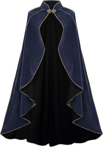 LMYOVE Women Hooded Cape Medieval Renaissance Cloak Costume Accessory for Halloween in Saudi Arabia