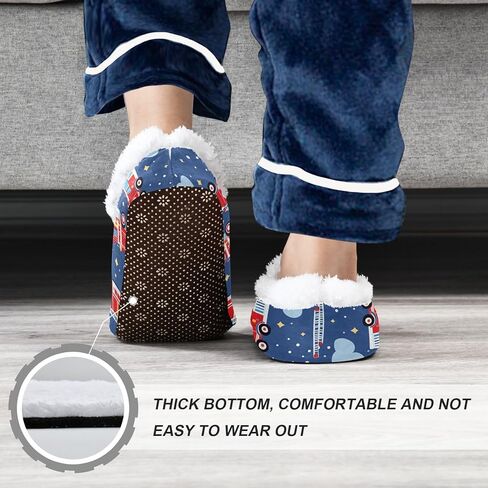 Boccsty Christmas Boys Girls House Slippers Halloween Skeleton Kids toddler Home Shoes Winter Indoor shoes XS-S in Saudi Arabia