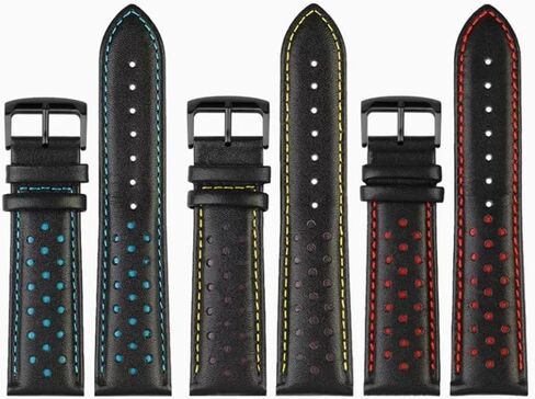 لسلسلة NBA Coint Leather Watch Band 22mm (Color 17) in Saudi Arabia