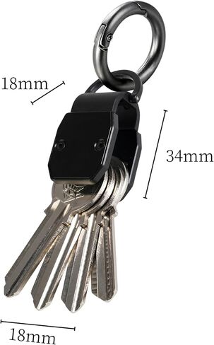 Metallic Key Organizer - Aluminum Key Organizer holder, Minimalist Innovative Keychain. in Saudi Arabia