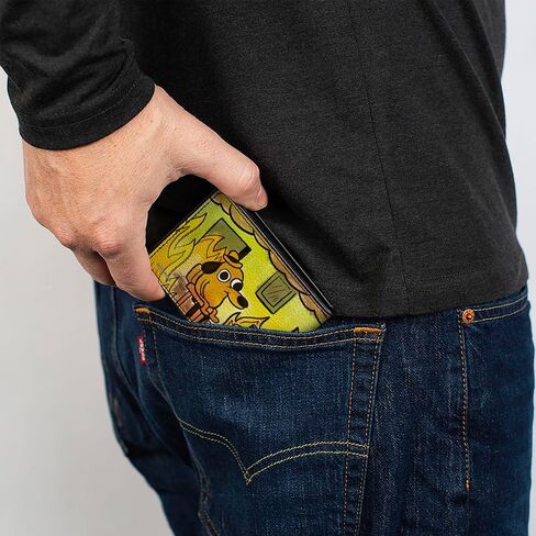 Buckle-Down KC Green Wallet, Bifold, This is Fine Question Hound Cafe Fire Comic Strip, Vegan Leather in Saudi Arabia