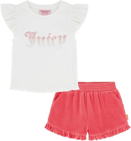 Juicy Couture Baby Girls 2pc Short Set in Saudi Arabia
