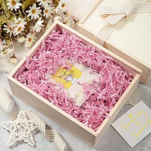 Mefleet 2 LB Crinkle Cut Paper Shred Filler White Crinkle Paper Shredded Paper for Gift Box - Gift Basket Filler - Gift Box Stuffing for Christmas, Halloween Packaging Wrapping in Saudi Arabia
