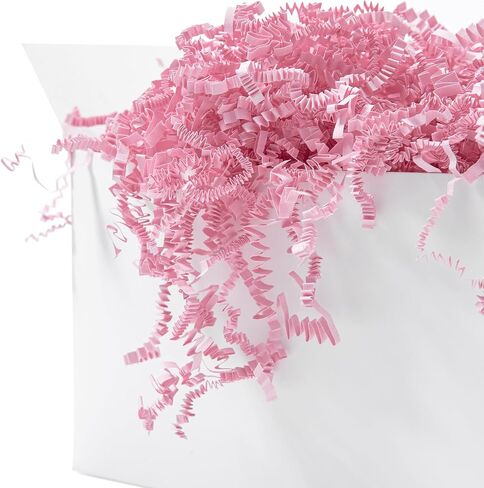 Mefleet 2 LB Crinkle Cut Paper Shred Filler White Crinkle Paper Shredded Paper for Gift Box - Gift Basket Filler - Gift Box Stuffing for Christmas, Halloween Packaging Wrapping in Saudi Arabia