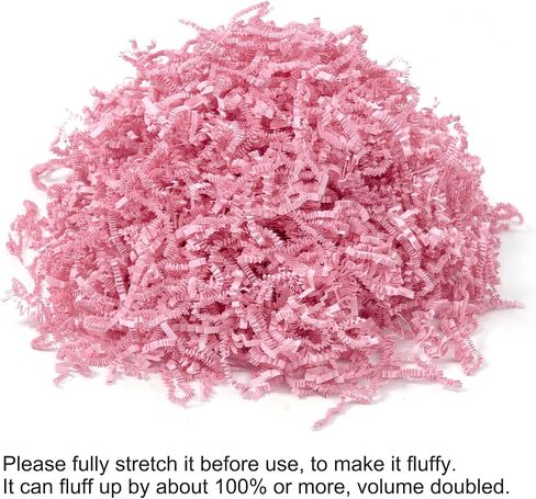 Mefleet 2 LB Crinkle Cut Paper Shred Filler White Crinkle Paper Shredded Paper for Gift Box - Gift Basket Filler - Gift Box Stuffing for Christmas, Halloween Packaging Wrapping in Saudi Arabia