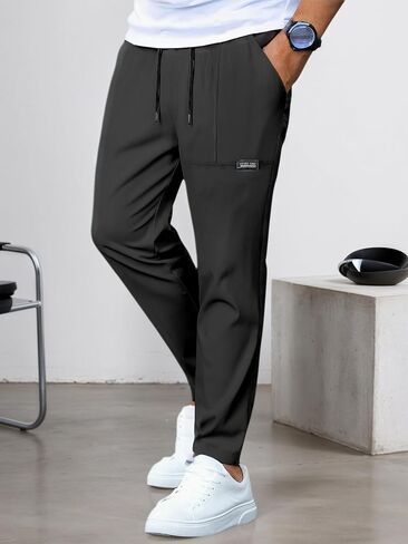 Men's Casual Athletic Pants Elastic Waist Breathable for Gym Training in Saudi Arabia